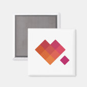 Geef wat we kunnen logomark magneet (Voorkant / Achterkant)