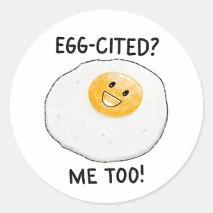 geëggerde Sticker