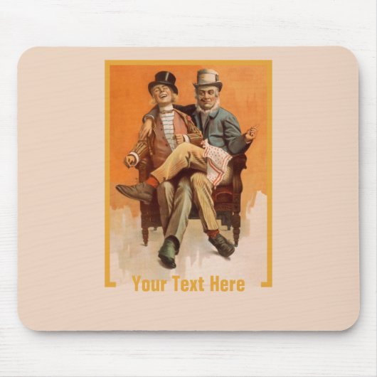 GEEIETY aangepaste mousepad Muismat (Voorkant)