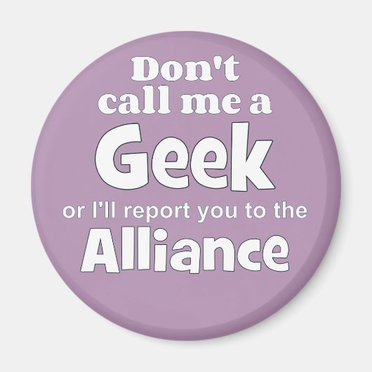Geek Alliance wf Magneet (Voorkant)