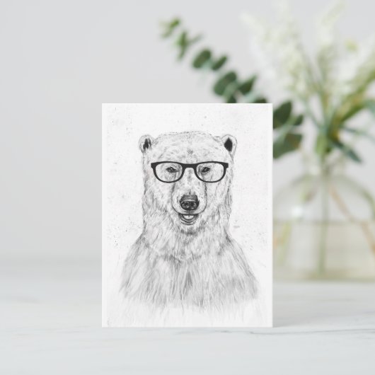 Geek beer briefkaart (Staand voorkant)