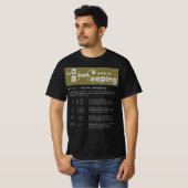 Geek bijenteelt (Debugging) - Zwart T-shirt (Voorkant volledig)