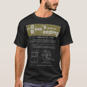 Geek bijenteelt (Swapping Cards) - Zwart T T-shirt
