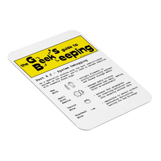 Geek bijenteelt (Zuiveren) - Magnet Magneet (Rechterzijde)