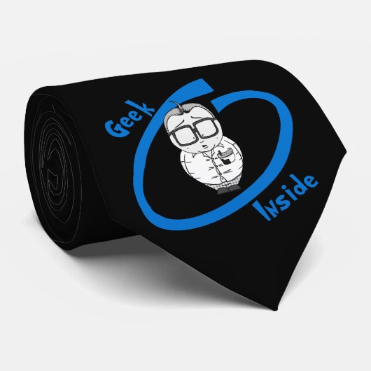 Geek binnen stropdas (Opgerold)