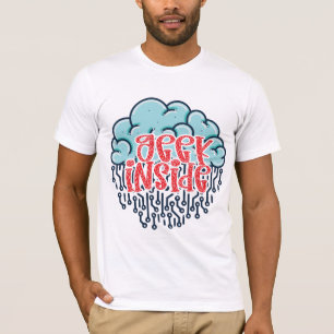 Geek binnen t-shirt