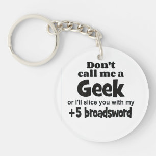 Geek-breedwoord Sleutelhanger
