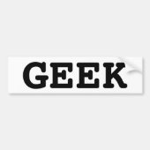 GEEK BUMPERSTICKER (Voorkant)
