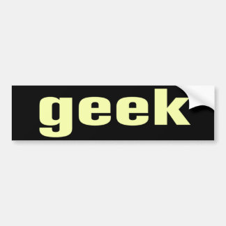 Geek Bumpersticker