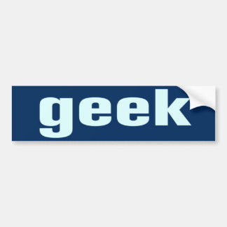 Geek Bumpersticker