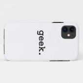 geek. Case-Mate iPhone case (Achterkant (horizontaal))