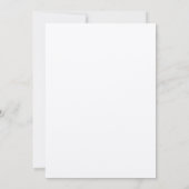 Geek Chic Code binaire Faire-part de mariage, Gris (Dos)