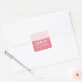 Geek Chic Enregistrer Stickers Date, rose (Enveloppe)