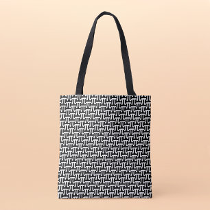 Geek Chic Number PI Print Canvas tas Smart & Stijl