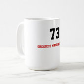 Geek Coffee Cup 73-nummer ooit!! Koffiemok (Voorkant links)