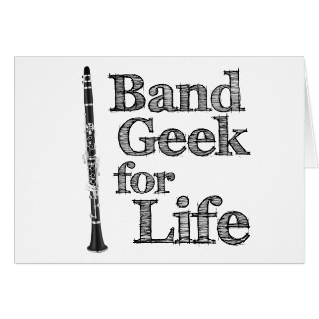 Geek de bande Clarinet (Devant horizontal)