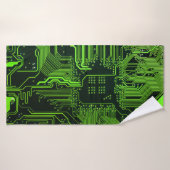 Geek de la carte de circuit électronique Nerd PCB (Serviette de bain)