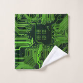Geek de la carte de circuit électronique Nerd PCB (Gant de toilette)