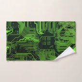 Geek de la carte de circuit électronique Nerd PCB (Serviette à main)