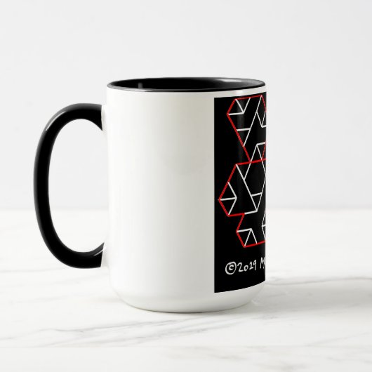 Geek de vertex 3e degré Mug Black (Gauche)