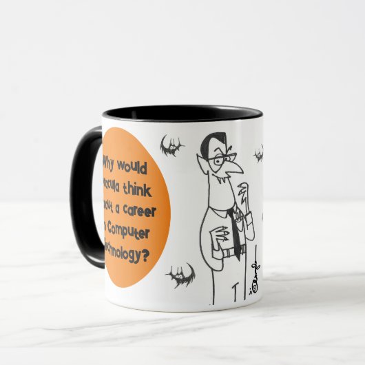 Geek Dracula Mug (Devant gauche)