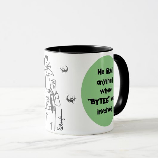 Geek Dracula Mug (Devant droit)