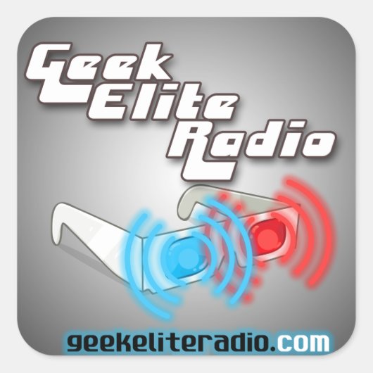 Geek Elite Radio Stickers (Voorkant)