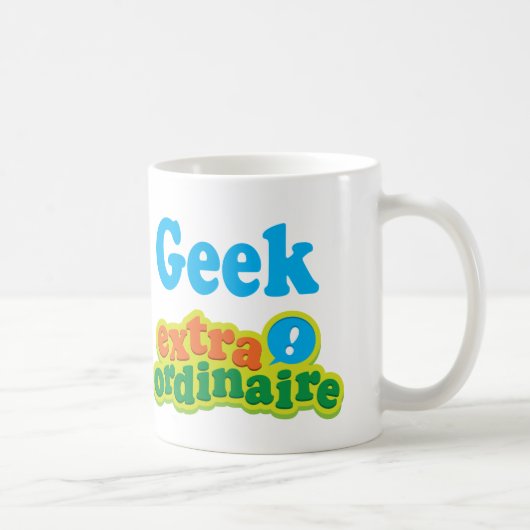 Geek extraordinaire cadeauidee koffiemok (Rechts)