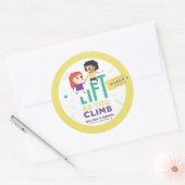 Geek fille X ascenseur + Stickers #IWD2020 Party ( (Enveloppe)