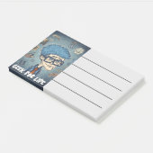 Geek for Life Funny Sarcastic Nerdy AI Generated Post-it® Notes (Schuin)
