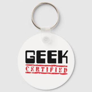 Geek gecertificeerd sleutelhanger