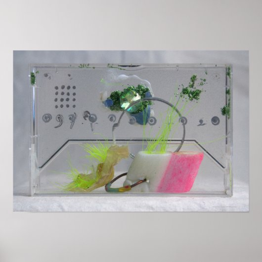 Geek Gem K7 1986 Mixed-media Poster (Voorkant)