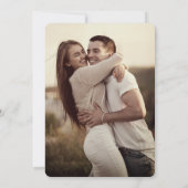 Geek geprogrammeerd voor liefde eenvoudige binaire save the date (Achterkant)