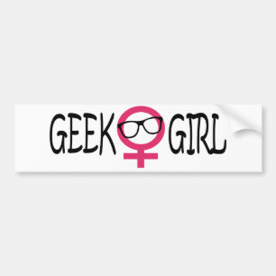 Geek Girl Bumpersticker