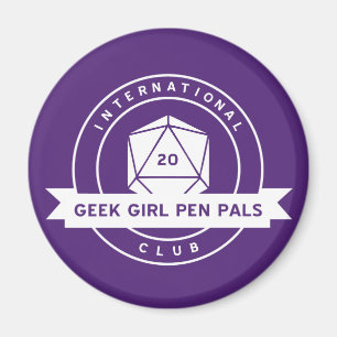 Geek Girl Pen Pals Magnet Magneet
