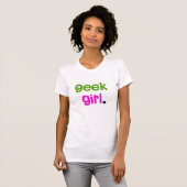 Geek Girl T-shirt (Voorkant volledig)