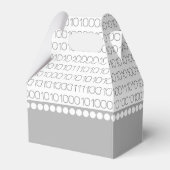 Geek gris Chic Code binaire Ballotins (Arrière)