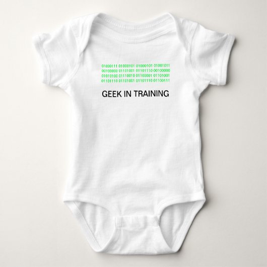 GEEK IN OPLEIDING ROMPER (Voorkant)