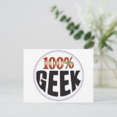 geek Label Briefkaart (Staand voorkant)