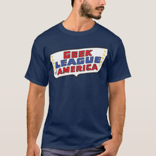 Geek League of America T-shirt (Donker)