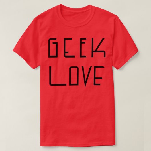 Geek Love Book Hoesje T-shirt (Design voorkant)