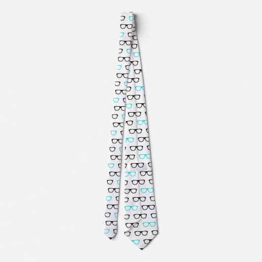 geek lunettes bleu geek masculin cravate (Dos)