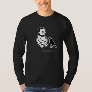 Geek Mash Up Poe Beer en Raven Horror Literatuur T-shirt