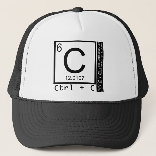 Geek Me! Carbon Copy Trucker Pet (Voorkant)