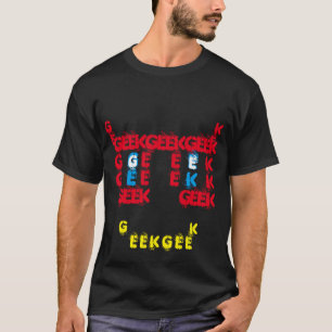 GEEK MET GLASSEN T-SHIRT