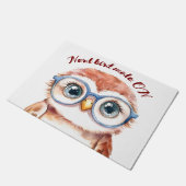 Geek Nerd Bird Deurmat (Schuin)