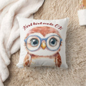 Geek Nerd Bird Kussen (Deken)