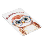 Geek Nerd Bird Magneet (Rechterzijde)