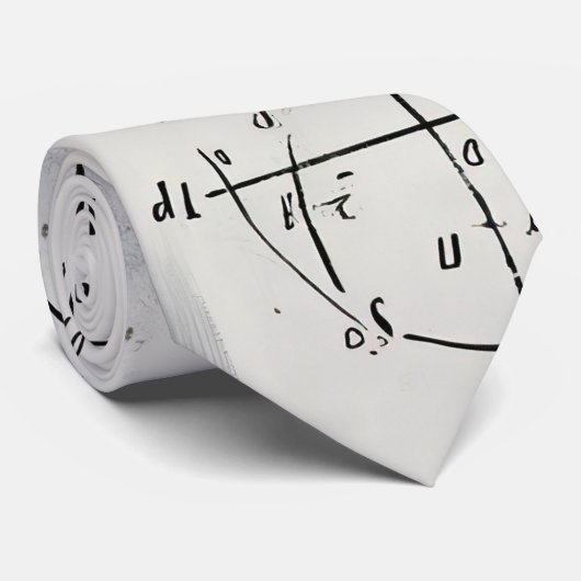 Geek Nerd Wiskunde Vergelijkingen Wiskunde Leraar Stropdas (Opgerold)