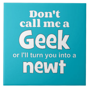 Geek newt wf tegeltje